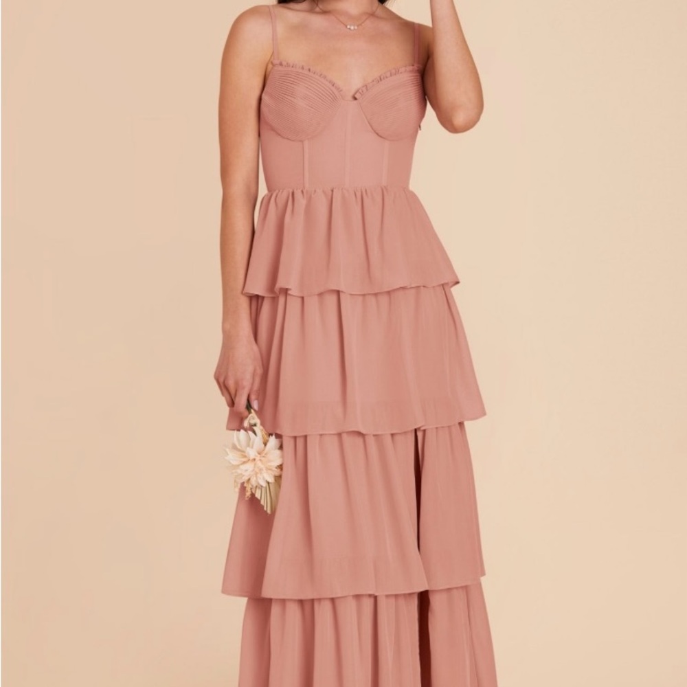 Birdy Grey Lola Dress in Chiffon Dusty Rose